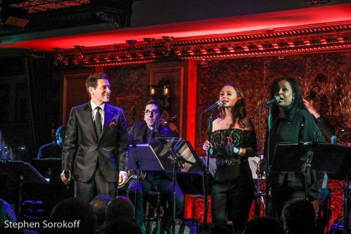 Michael Feinstein, Eliza Bake, LaJuan Carter at 