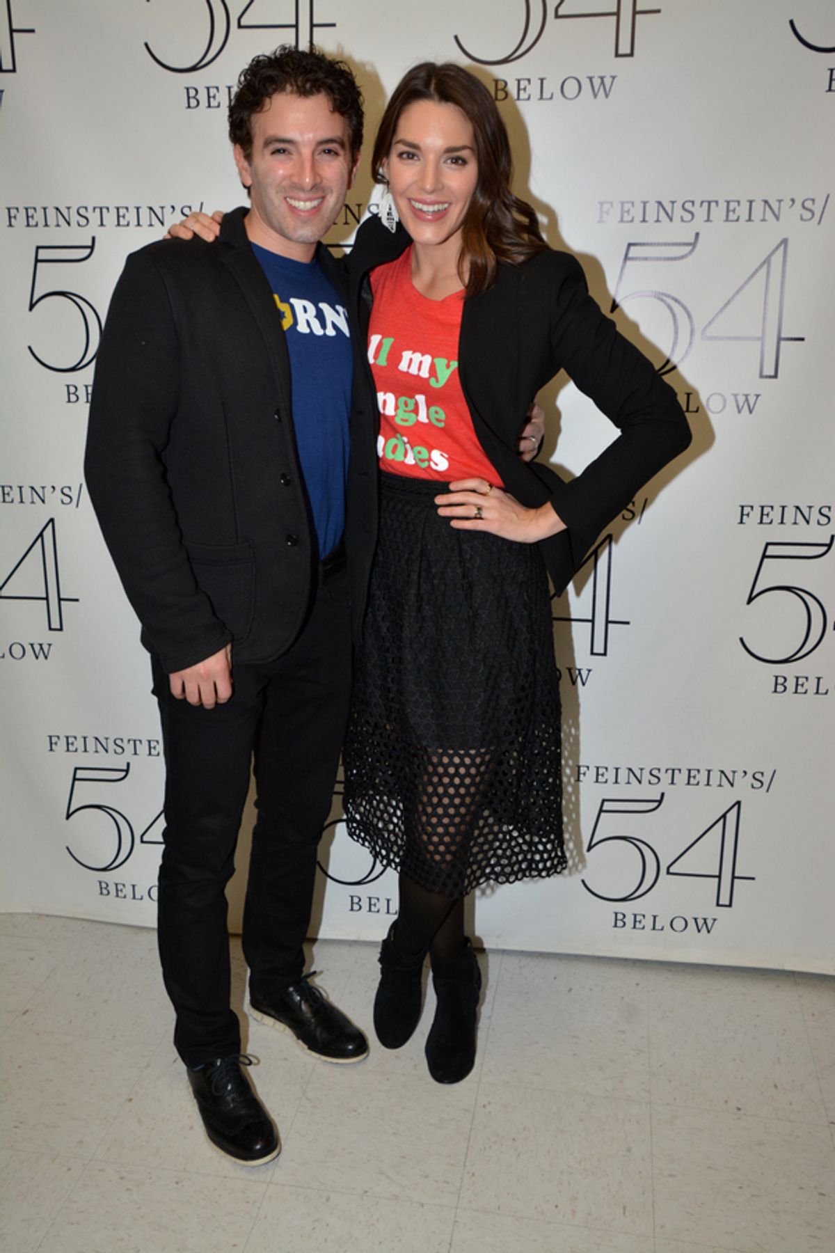 Jarrod Spector and Kelli Barrett at 