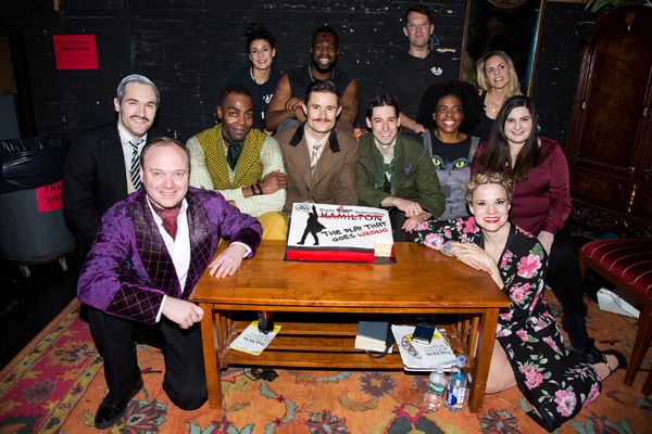 The cast of THE PLAY THAT GOES WRONG with Dina Jawetz Photo