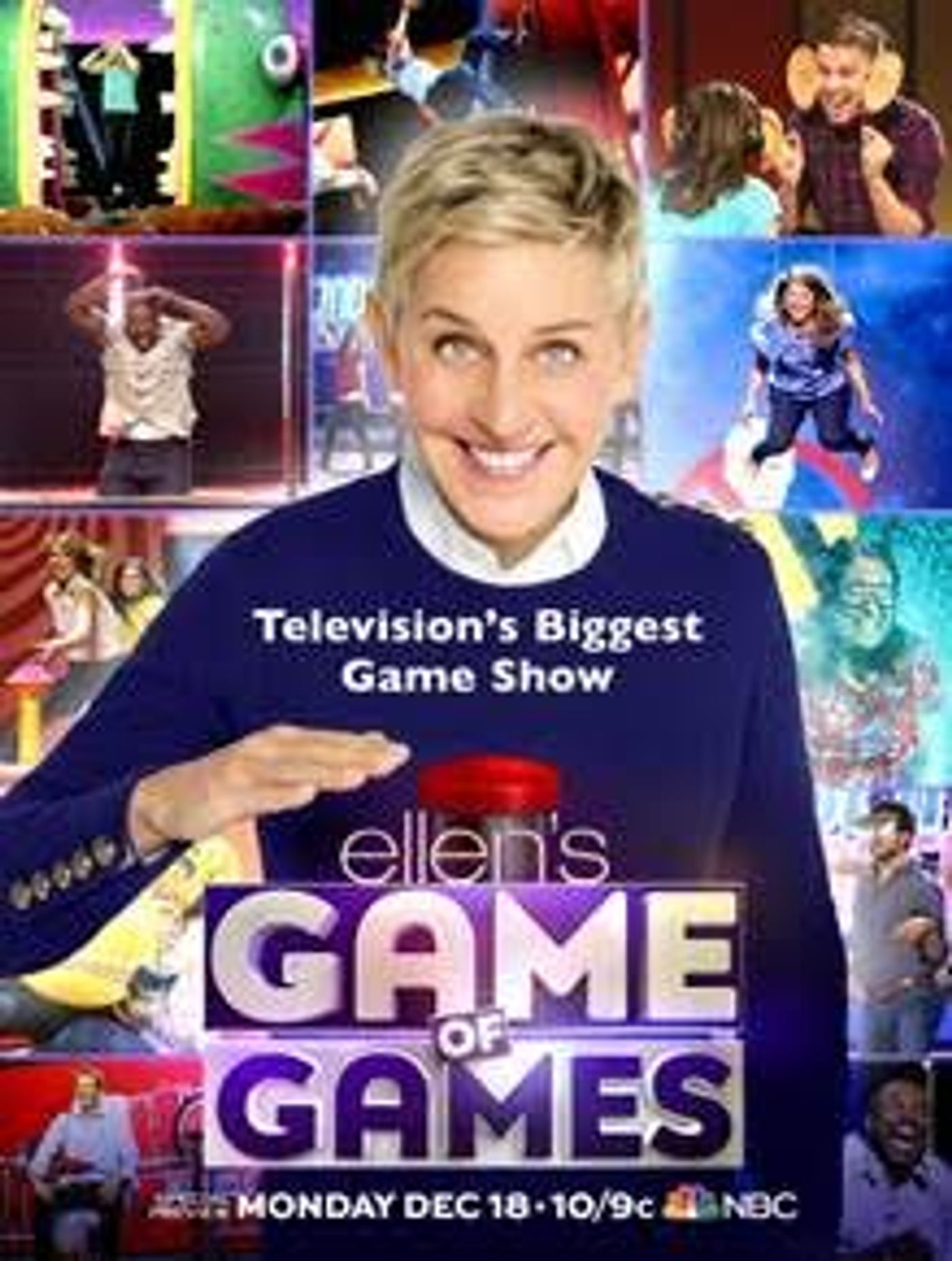 Ellen DeGeneres Hosts NBC's High-Energy Comedy ELLEN'S GAME OF GAMES, Premiering Today  Image