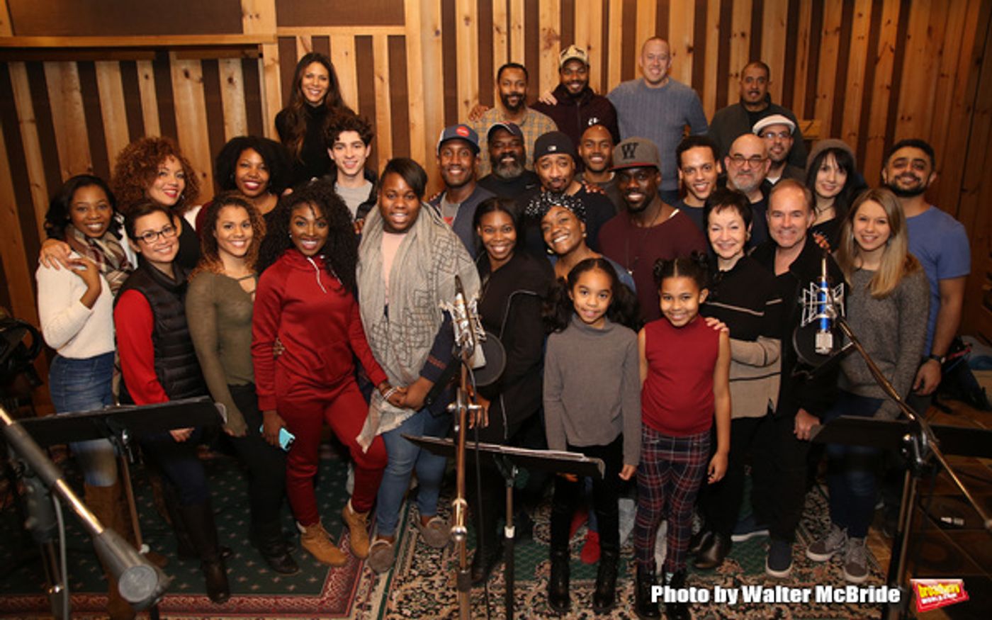 Photo Coverage: The Cast of ONCE ON THIS ISLAND Records Cast Album!  Image