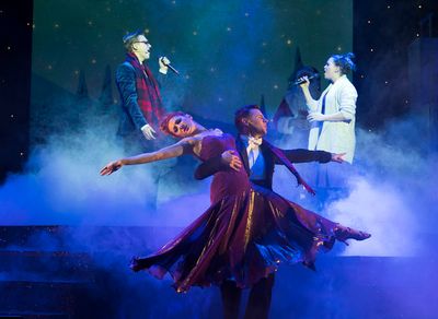 Tom Fletcher (Bob Trundle), Katie Bradley, Harry Judd & Giovanna Fletcher (Pamela Pay Photo