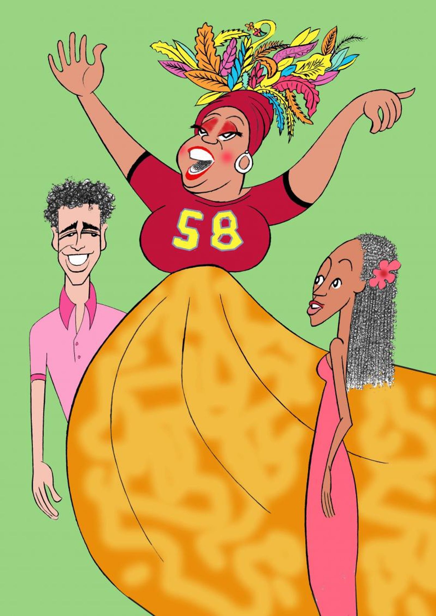 BWW Exclusive: Ken Fallin Draws the Stage - ONCE ON THIS ISLAND!  Image