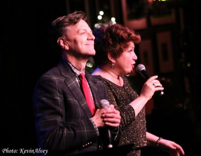 Klea Blackhurst, Jim Caruso Photo