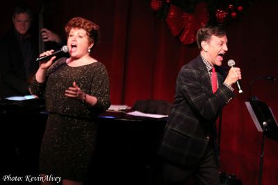 Klea Blackhurst, Jim Caruso Photo