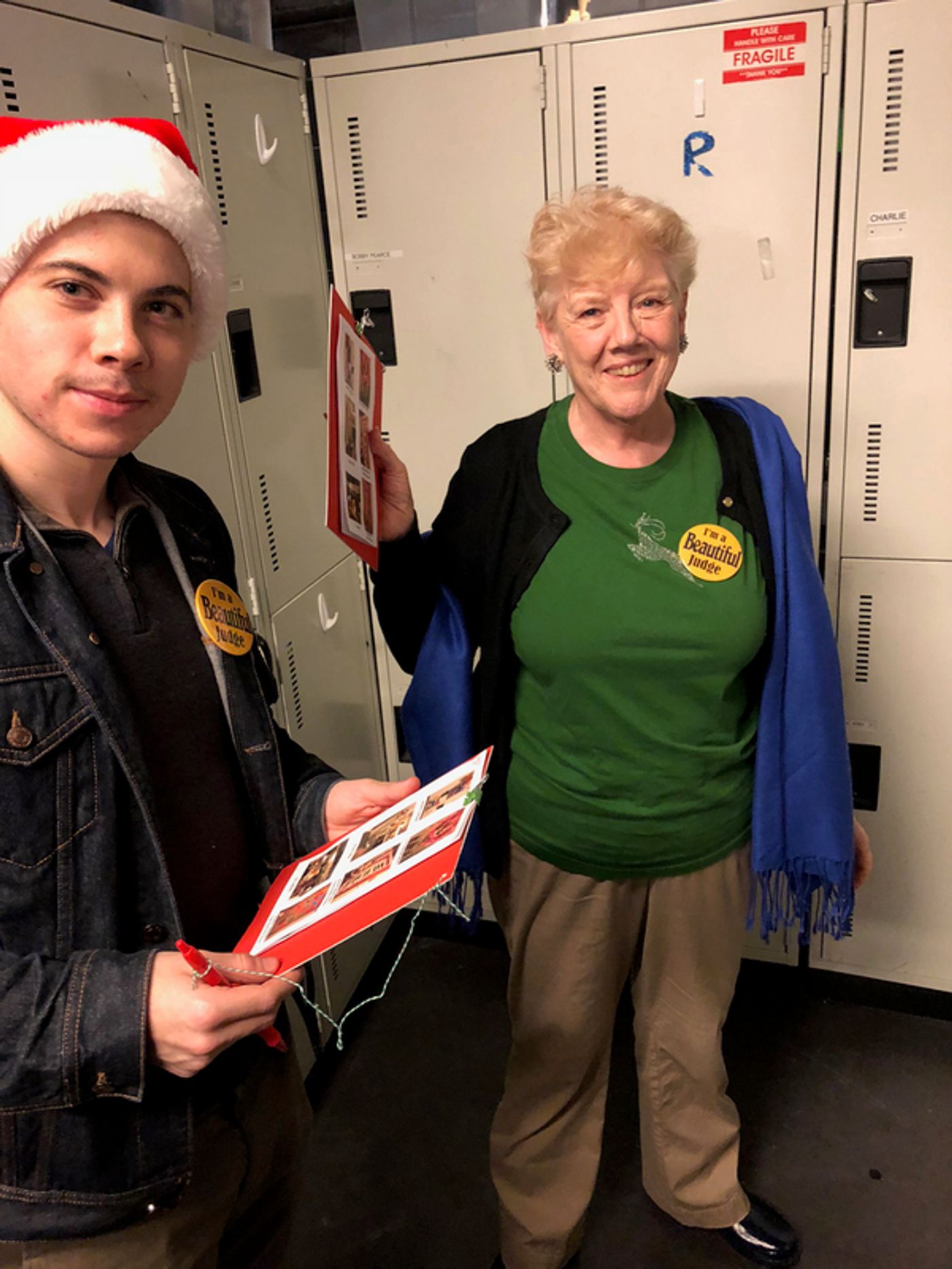 Photo Flash: BEAUTIFUL Holds a Holly Jolly Dressing Room Decorating Contest  Image