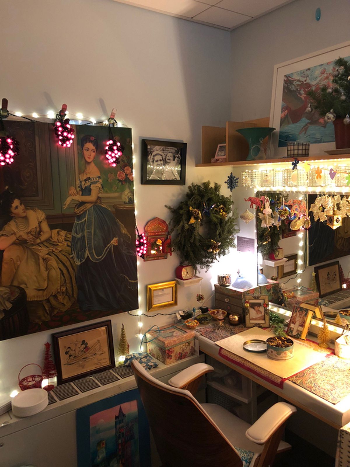 General Manager Charlotte Wilcox and Company Manager Todd Piskin judging at 