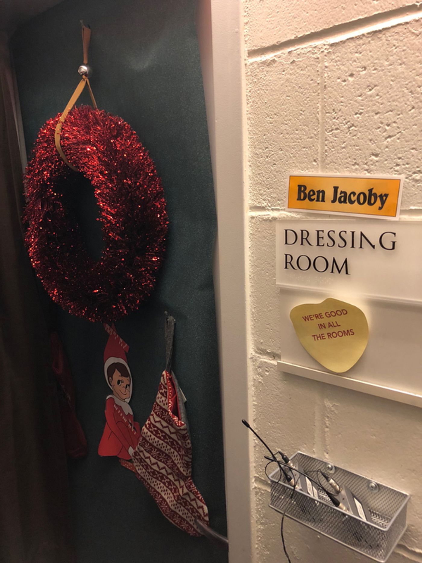 Photo Flash: BEAUTIFUL Holds a Holly Jolly Dressing Room Decorating Contest  Image