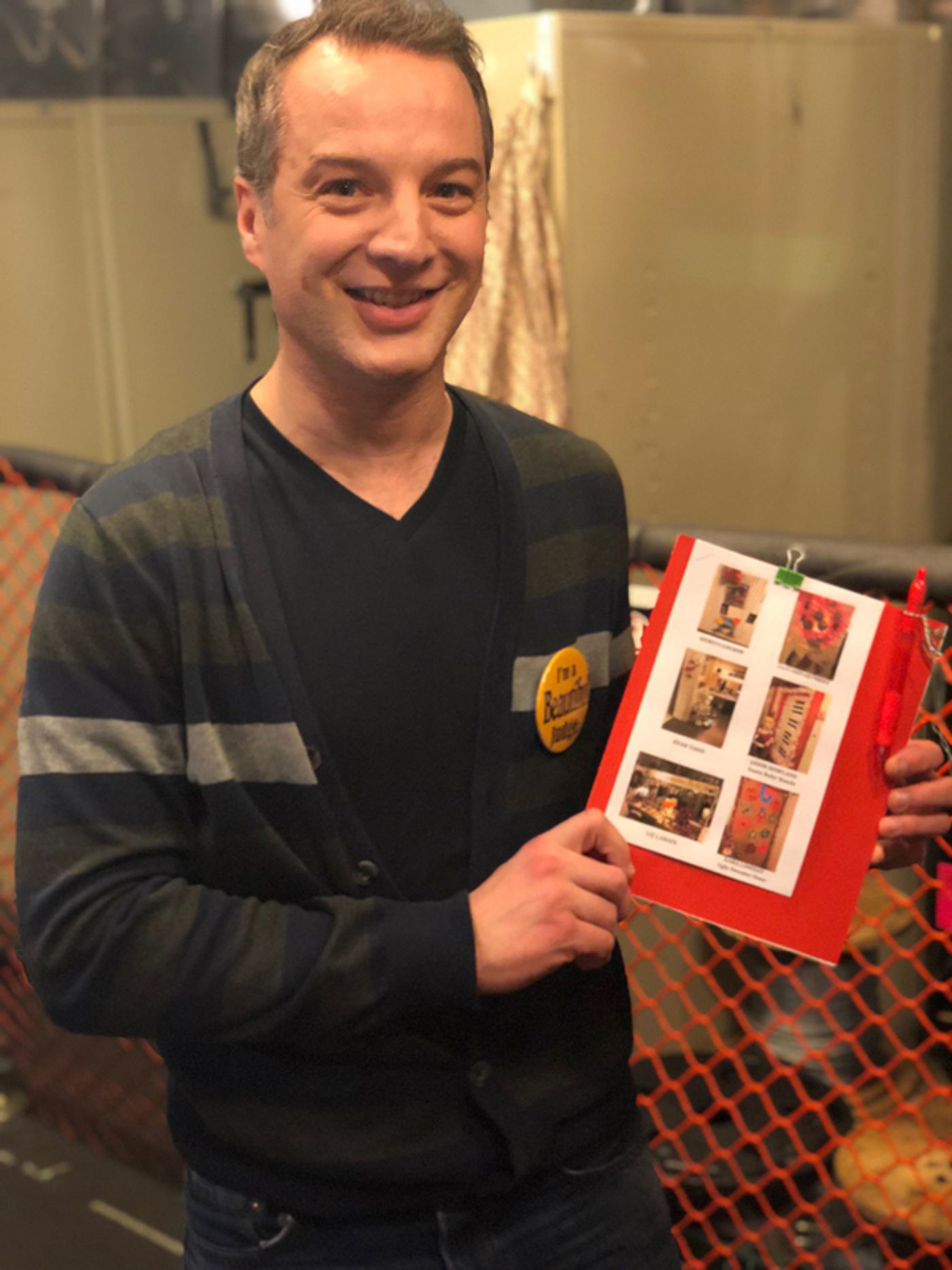 Photo Flash: BEAUTIFUL Holds a Holly Jolly Dressing Room Decorating Contest  Image