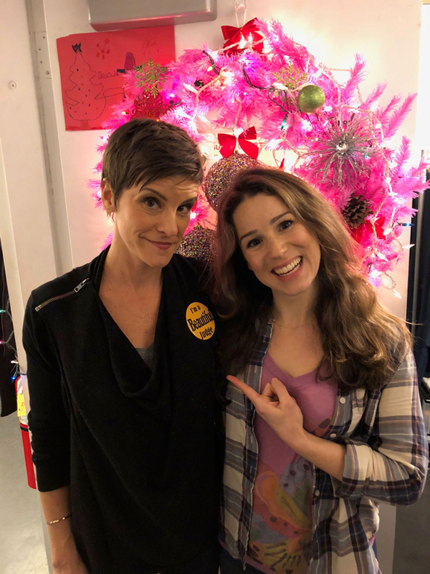 Photo Flash: BEAUTIFUL Holds a Holly Jolly Dressing Room Decorating Contest  Image