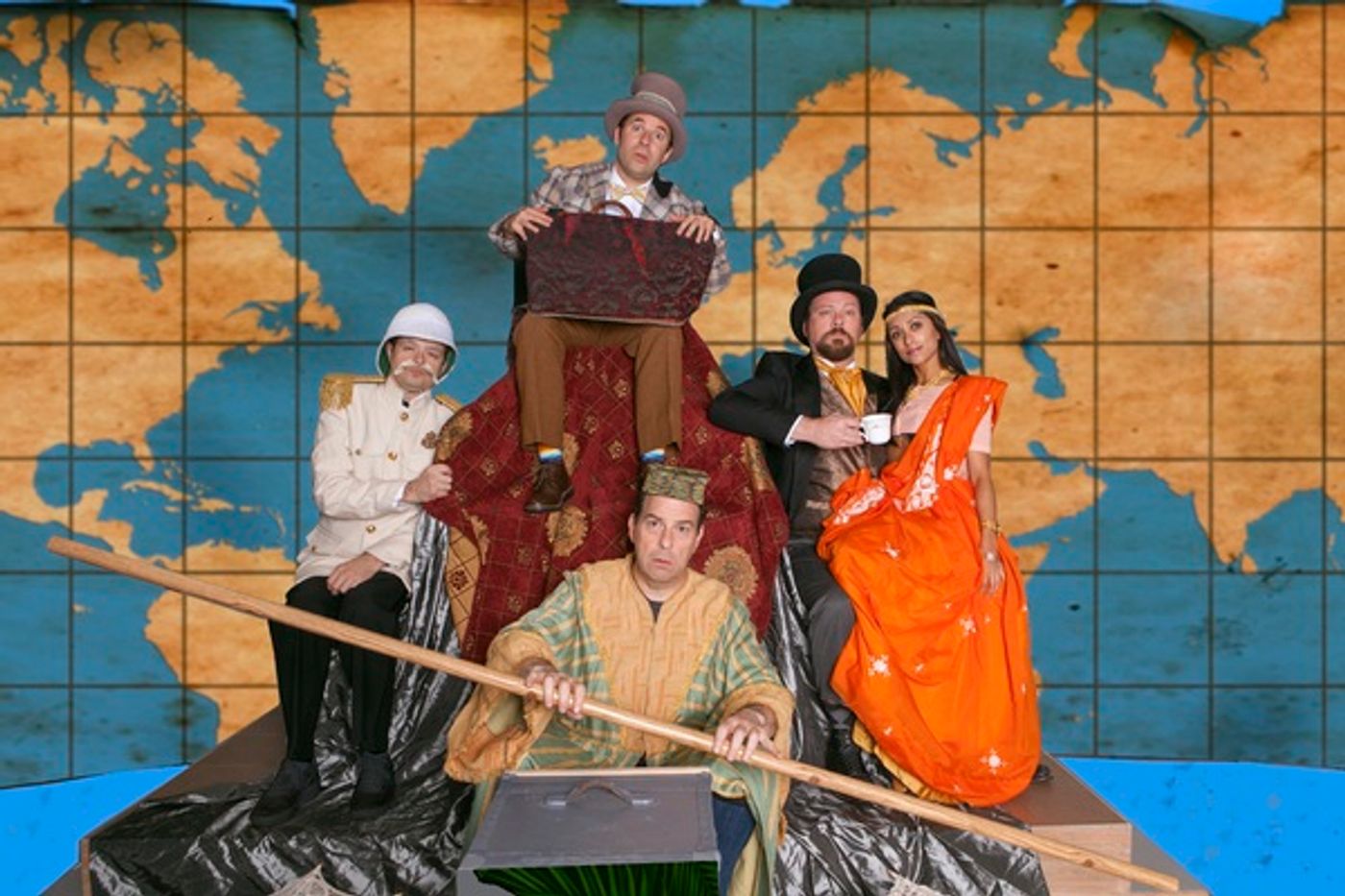 Photo Flash: First Look at North Coast Rep's AROUND THE WORLD IN EIGHTY DAYS Photo Flash: First Look at North Coast Rep's AROUND THE WORLD IN EIGHTY DAYS Image