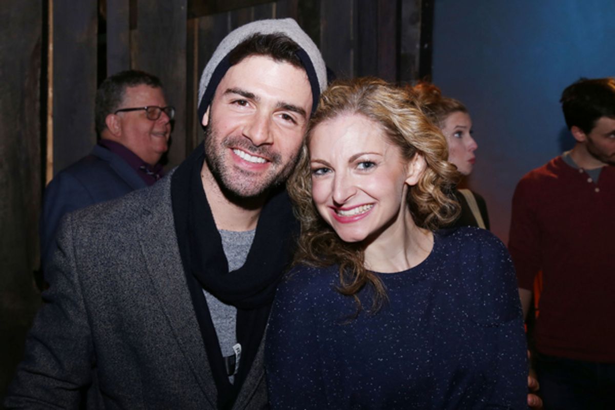 Adam Kantor and Lauren Molina at 