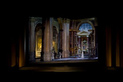 A set model for David McVicar's new production of Tosca. Set designer: John Macfarlan Photo