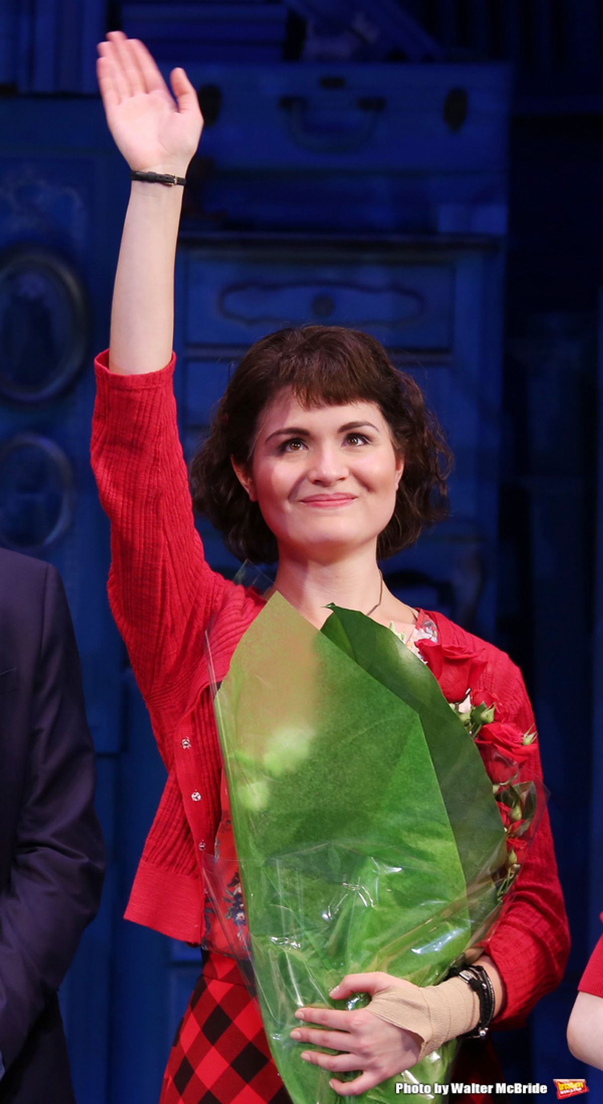 Phillipa Soo during the Broadway Opening Night Performance Curtain Call for 'Amelie' at the Walter Kerr Theatre on April 3, 2017 in New York City at 