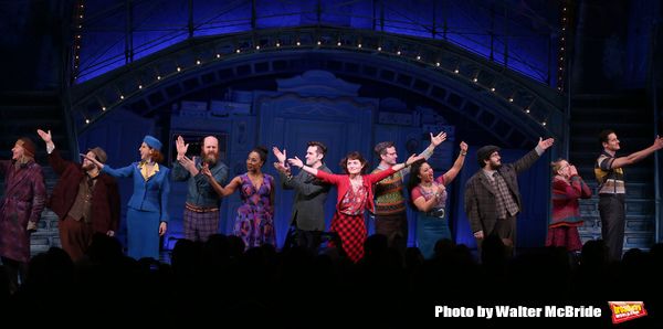 Broadway Opening Night Performance Curtain Call for 'Amelie' at the Walter Kerr Theat Photo