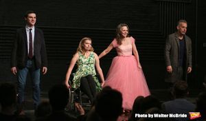 Finn Wittrock, Madison Ferris, Sally Field and Joe Mantello during the Broadway Opening Night Performance Curtain Call Bows for "The Glass Menagerie'" at the Belasco Theatre on March 9, 2017 in New York City. @ BroadwayWorld Finn Wittrock, Madison Ferris, Sally Field and Joe Mantello during the Broadway Openi Photo