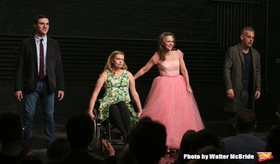 Finn Wittrock, Madison Ferris, Sally Field and Joe Mantello during the Broadway Openi Photo