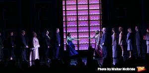 Patti Lupone and Christine Ebersole with John Dossett, Douglas Sills and the cast during the Broadway opening night performance curtain call for 'War Paint' at the Nederlander Theatre on April 6, 2017 in New York City @ BroadwayWorld Patti Lupone and Christine Ebersole with John Dossett, Douglas Sills and the cast dur Photo