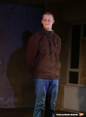 Lucas Hedges during the 'Yen' Opening Night Curtain Call bows at the Lortel Theatre on January 31, 2017 in New York City. @ BroadwayWorld Lucas Hedges during the 'Yen' Opening Night Curtain Call bows at the Lortel Theatre o Photo