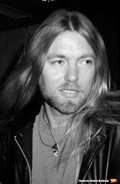 Gregg Allman at the NBC Building on January 25, 1982 in New York City. Photo