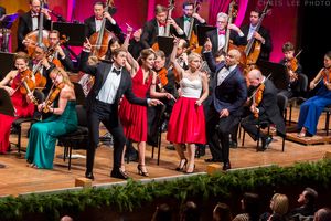 Bramwell Tovey conductst New York York Philharmonic in New Year's Eve: Bernstein on Broadway with Annaleigh Ashford, Christopher Jackson, Laura Osnes and Aaron Tveit at David Geffen Hall, 12/31/17. Photo by Chris Lee @ BroadwayWorld Bramwell Tovey conductst New York York Philharmonic in New Year's Eve: Bernstein on Photo