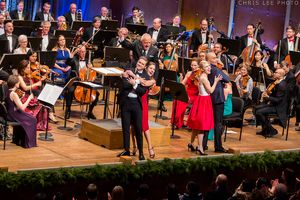 Bramwell Tovey conductst New York York Philharmonic in New Year's Eve: Bernstein on Broadway with Annaleigh Ashford, Christopher Jackson, Laura Osnes and Aaron Tveit at David Geffen Hall, 12/31/17. Photo by Chris Lee @ BroadwayWorld Bramwell Tovey conductst New York York Philharmonic in New Year's Eve: Bernstein on Photo