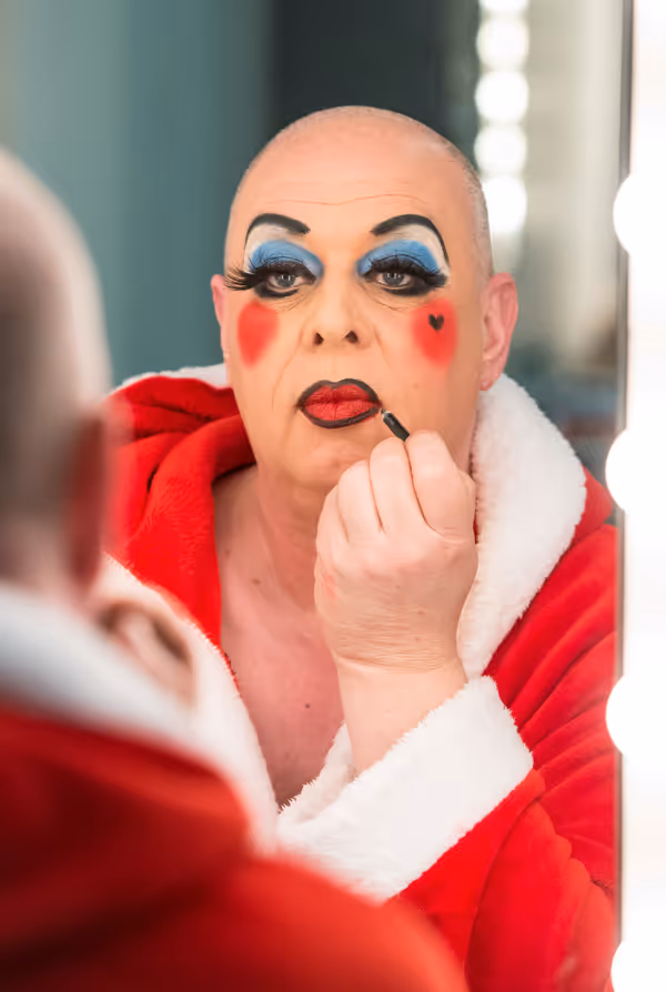 Cinderella - Birmingham Hippodrome. 27 December 2017.
Pictured is David Dale who play Photo