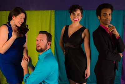 Liz J. Millea, Greg Hullett, Janelle Lutz and Aaron Green Photo
