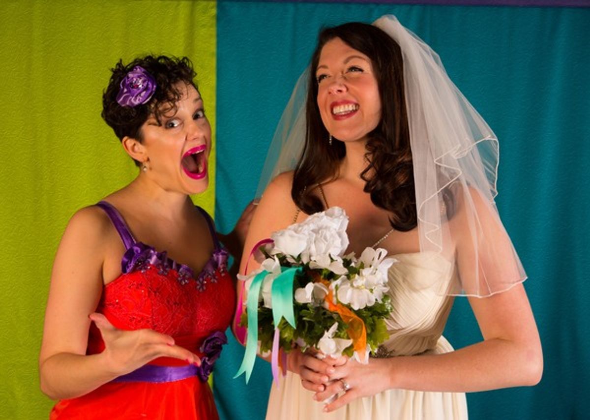 Janelle Lutz and Liz J. Millea at 