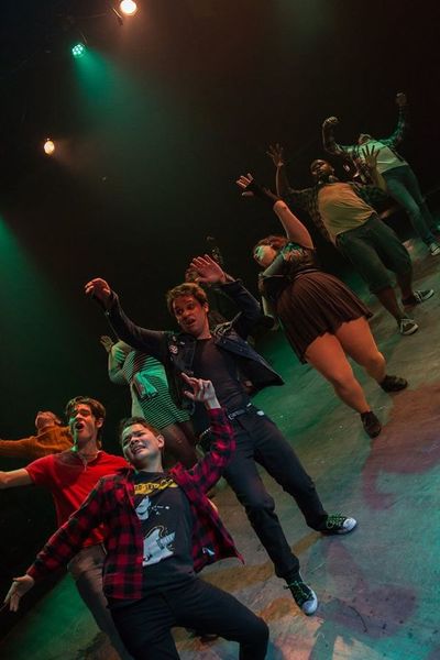  MARK ALFORD (Johnny), TONY WILLIAMS (Tunny) and the Ensemble from the Lakewood Playh Photo