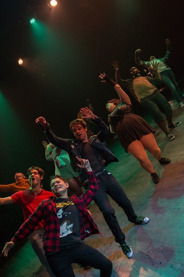  MARK ALFORD (Johnny), TONY WILLIAMS (Tunny) and the Ensemble from the Lakewood Playh Photo