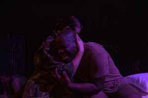 ASHLEY ROY (Extraordinary Girl) and TONY WILLIAMS (Tunny) from the Lakewood Playhouse Photo