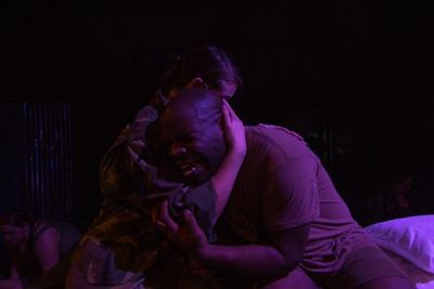 ASHLEY ROY (Extraordinary Girl) and TONY WILLIAMS (Tunny) from the Lakewood Playhouse Photo