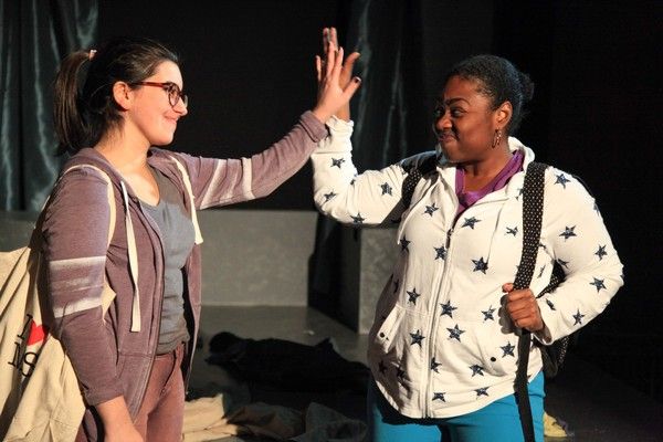 Gloria Petrelli and Meagan Dilworth in BULLET WITH BUTTERFLY WINGS by Maday Favela, d Photo