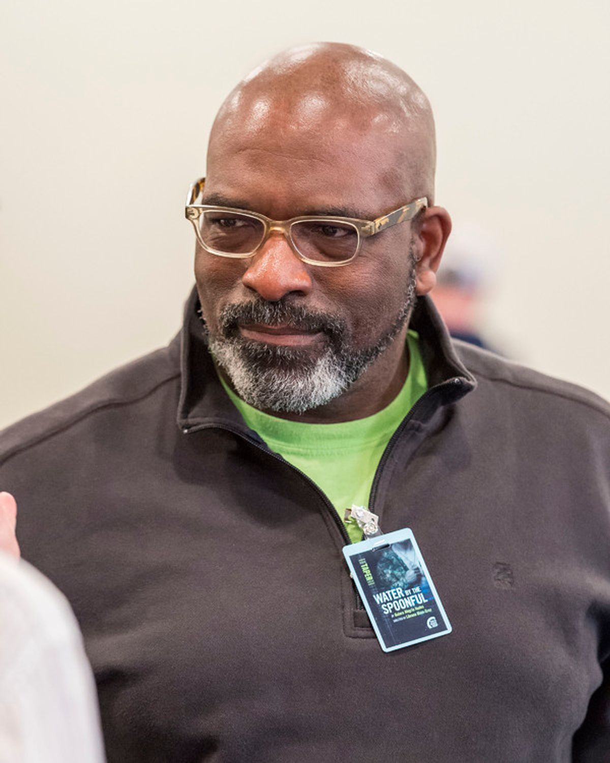 Cast member Bernard K. Addison at the first rehearsal for â€"Water by the Spoonfulâ€ by Quiara AlegrÃ­a Hudes. Directed by Lileana Blain-Cruz, â€"Water by the Spoonfulâ€ runs January 31 through March 11, 2018, at the Center Theatre Group/Mark Taper Foru at 