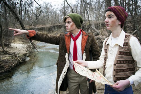Logan Beutel and Will McDonald in Treasure Island.  Photo by Jason Johnson-Spinos. Photo