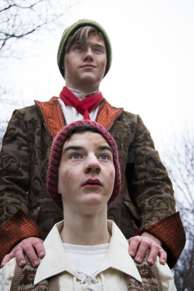 Logan Beutel and Will McDonald in Treasure Island.  Photo by Jason Johnson-Spinos. Photo
