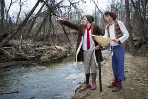 Harrison Polen and Ben McElroy in Treasure Island. Photo by Jason Johnson-Spinos. @ BroadwayWorld Harrison Polen and Ben McElroy in Treasure Island. Photo by Jason Johnson-Spinos. Photo