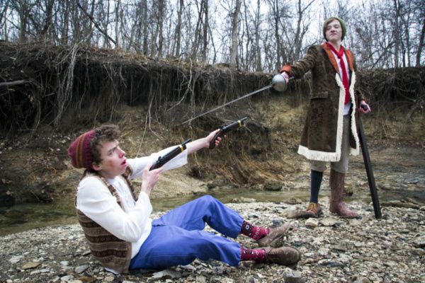 Ben McElroy and Harrison Polen in Treasure Island.  Photo by Jason Johnson-Spinos. Photo