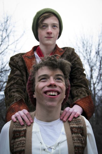 Harrison Polen and Ben McElroy in Treasure Island.  Photo by Jason Johnson-Spinos.  Photo