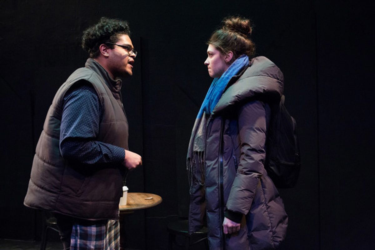 Donovan Diaz and Katie Gonzalez in SHAMED at 