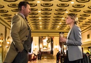 Pictured (L-R) Alan Cumming as Dr. Dylan Reinhart, and Bojana Novakovic as Lizzie Needham . Photo: Jeff Neumann /CBS © 2017 CBS Broadcasting Inc. @ BroadwayWorld Pictured (L-R) Alan Cumming as Dr. Dylan Reinhart, and Bojana Novakovic as Lizzie Nee Photo