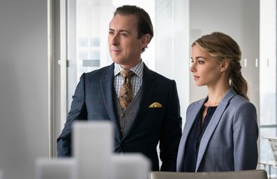 Pictured (L-R) Alan Cumming as Dr. Dylan Reinhart, and Bojana Novakovic as Lizzie Nee Photo