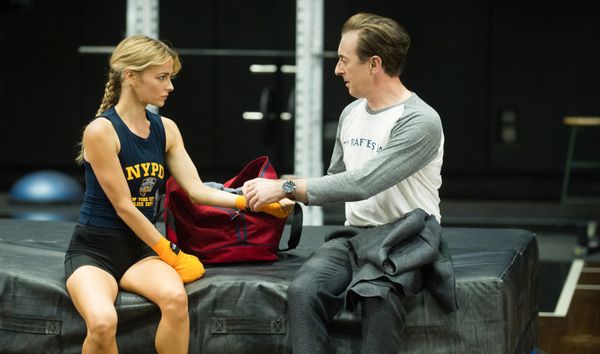 Pictured (L-R) Bojana Novakovic as Lizzie Needham and Alan Cumming as Dr. Dylan Reinh Photo