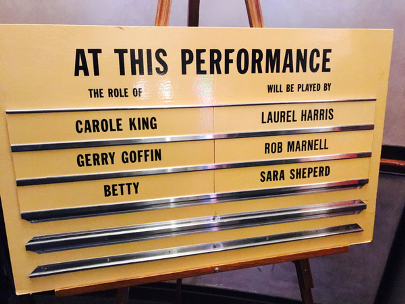 Photo Flash: Real Life Married Laurel Harris and Rob Marnell  Couple Go On as Carole and Gerry in BEAUTIFUL  Image