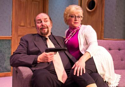 Vinny (Gary Pucktt) gets more than he bargained for from Olivia (Kristen Duredoth) Photo