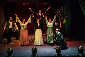 Kevin Webb with (back, l to r) Matt McNabb, Maiko Terazawa, Megan DeLay, Ryan Lanning, Jessica Lauren Fisher and Jeremy Trager @ BroadwayWorld Kevin Webb with (back, l to r) Matt McNabb, Maiko Terazawa, Megan DeLay, Ryan Lanning Photo