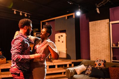 (left to right) Jeffery Owen Freelon Jr. and Tiffany Oglesby in The New Colonyâ€® Photo