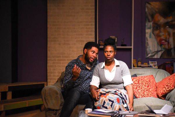 (left to right) Jeffery Owen Freelon Jr. and Tiffany Oglesby in The New Colonyâ€ Photo