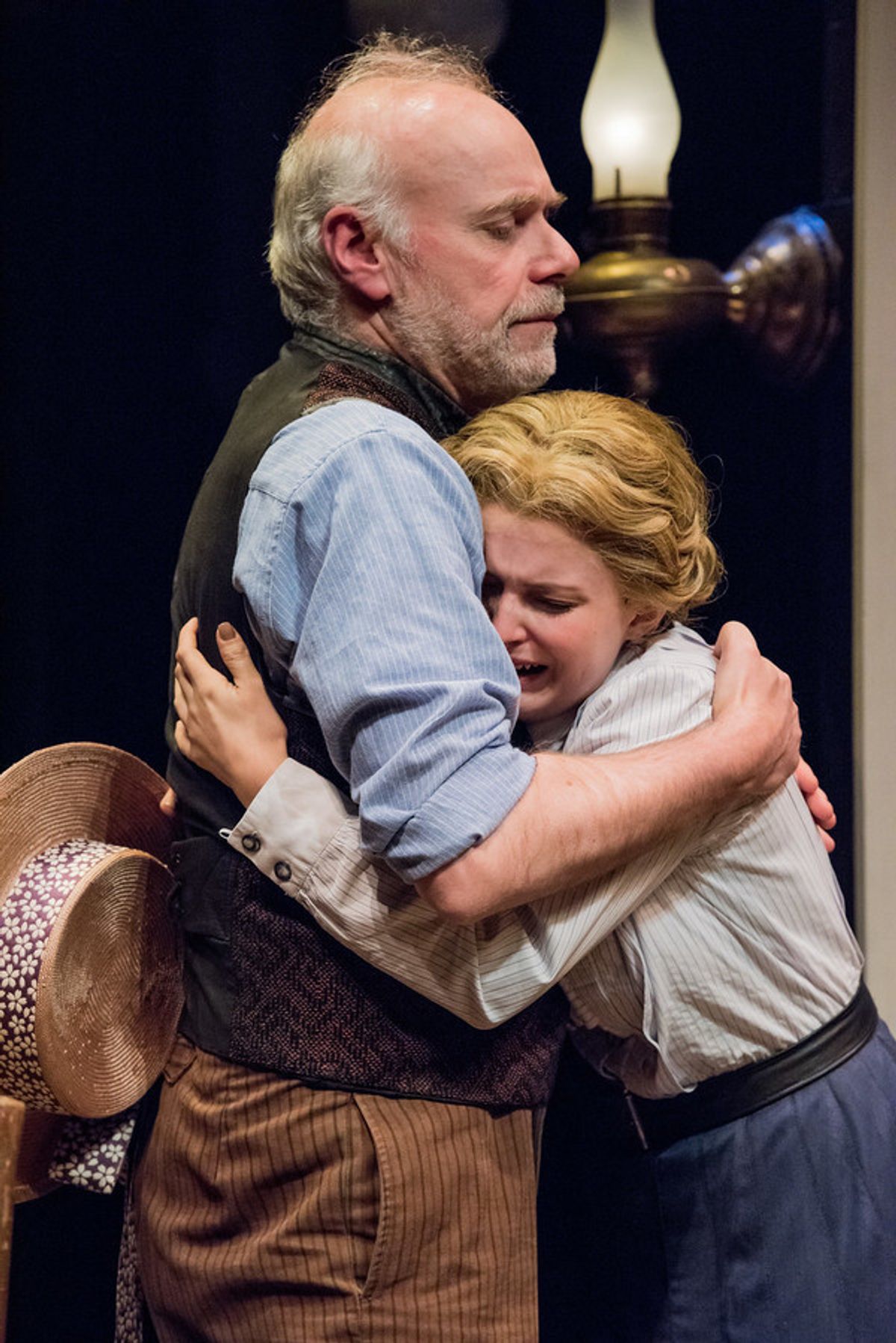 Ken Marks and Rebecca Noelle Brinkley in HINDLE WAKES by Stanley Houghton, Directed by Gus Kaikkonen. Photo by Todd Cerveris.
 at 